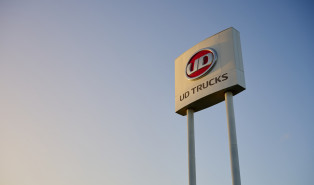 UD Trucks Service Agents signage
